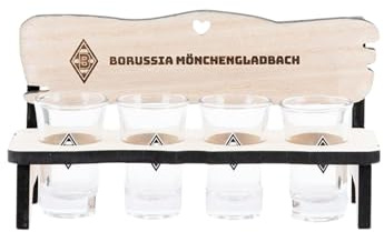 Borussia Mönchengladbach Schnapsbank 4er Set | Offizieller Fanartikel
