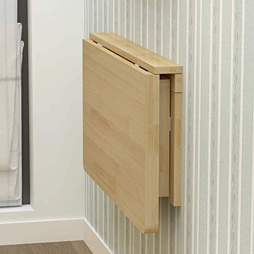 ASerZenith Klappbarer Wandtisch, Werkbank, Wandklapptisch für Garage, Esstisch, Couchtisch, 16 Größen, 120 x 60 cm