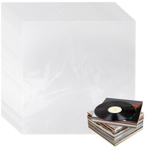 100 st 100 st LP 12-tums vinylskivfodral