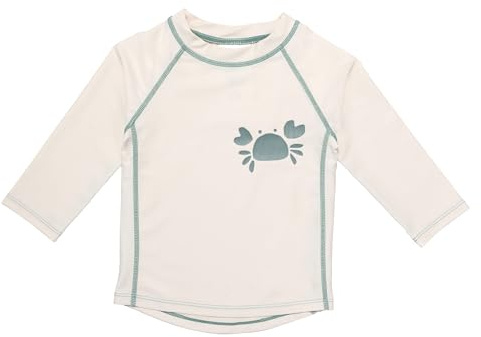 LaLoona T Shirt UV Enfant – Maillot Anti UV Bebe UPF 80+ – Maillot de Bain à Manche Longue, Protection Solaire Enfant Plage Piscine, Unisexe, Séchage Rapide et Oekotex