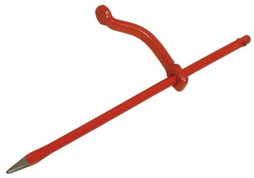 KS TOOLS 156.0561 - Chevillette de Maçon Noir - Chevillette Ronde en Acier au carbone - 300 mm (Lot de 6)