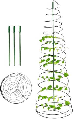 Treillis pour grimpantes d'extérieur – Supports de d'extérieur en Pot, obélisque de Rose résistant aux intempéries pour d'intérieur, Culture de Lierre, Vigne,
