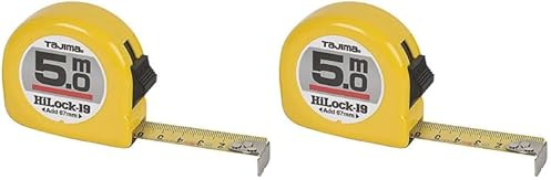 Tajima H9P50MY - Flessometro, 5 m x 19 mm (Confezione da 2)