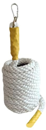 ZGUZMCMK Cat Climbing Rope Hanging Scratching Rope Climbing Toy Wall Mounted Cat Scratching Hemps Rope Wall-Mounted Cat Rope Ladder with Mounting Hook for Indoor Outdoor Cats Playing, 200cmx3cm