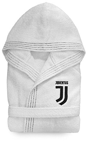 Juventus Accappatoio Juve Ufficiale per Adulto in Spugna R360 XXL