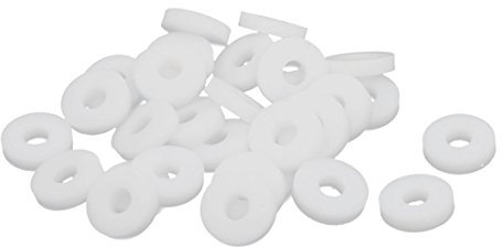Aexit 8.5mmx3mmx2mm PTFE-Rundscheiben-Dichtring Weiß 30st (eb279e3648524d69fa189e71aa105583)