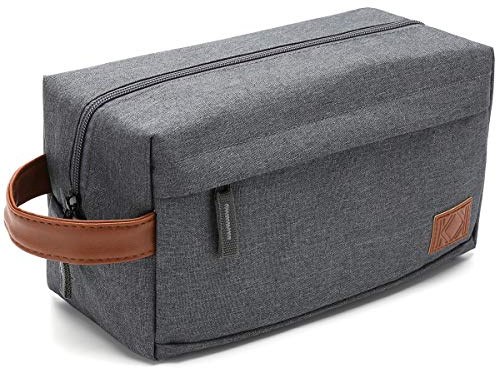 KK Water - Resistant Hanging Toiletry Travel Bag – Spacious Blue Gym, Shaving, Make Up Bag for Men & Women