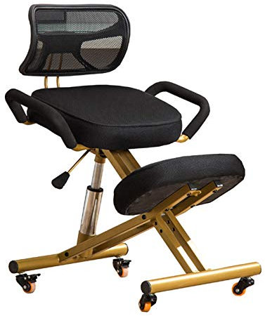 JMYSD Ergonomischer Kniestuhl Verstellbarer Kniestuhl Für Office Home Balancing Body Shaping Rückenschmerzen Schreibtisch Computer Kniestuhl Stuhl,C