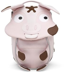 Affenzahn Kleiner Freund Kindergartenrucksack für Tonie-Figuren, Toniebox und Kopfhörer in Form eines Schweins, in der Farbe Pink, ergonomisch, 4 Liter, Größe: 17 x 25 x 11 cm, AFZ-TOS-001-102