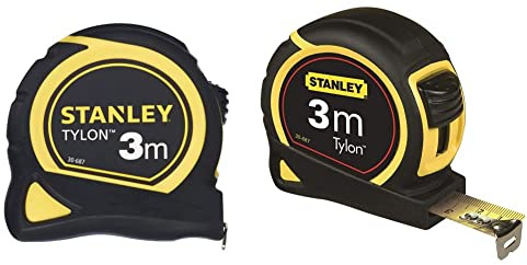 Stanley 0-30-687 - Cinta métrica (3m x 13mm) & STANLEY 1-30-687 - Flexometro tylon tylon 3m x 13mm