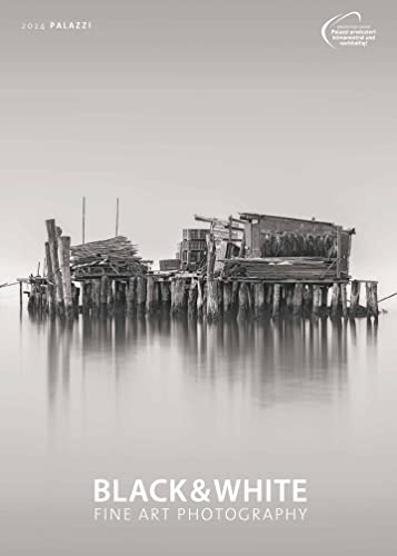 Black & White 2024 - Bildkalender 50x70 cm - Wandkalender XL - schwarz-weiß - Kunst - Hochformat - Palazzi: Fine Art Photography