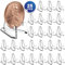 YESLUSY Soportes de Platos de Acrílico 25 Piezas, Soporte de Caballete Transparente, Soporte para Tarjetas Monedas, para Mostrar, Medallas, Imágenes, Relojes de Bolsillo, 56 x 54 x 35 mm