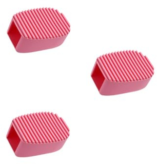 Gatuida 3 Pz Mini Pennello Lavamani Tavola Da Viaggio Pulire i Vestiti Spazzola Per Lavare i Vestiti Spazzola in Silicone Asse Per Bucato Vestiti Rosa Sfera Di Pulizia Scarpa Viaggiare