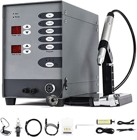 Professional spot welding kit for gold and silver jewelry - 100W 40V multifunctional machine with automatic digital TIG welder; perfect for precise welds!