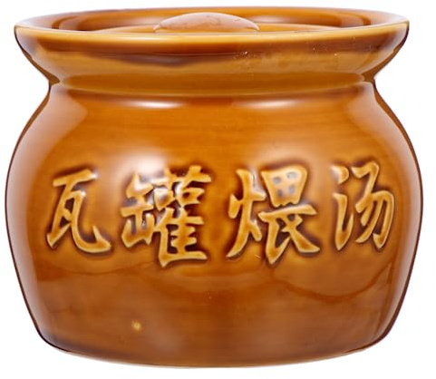 TIDTALEO Cerámica Para Estofados y Olla De Cerámica Para Cocina Utensilio De Cocina Para Hogar Diseño Ergonómico y Aislante