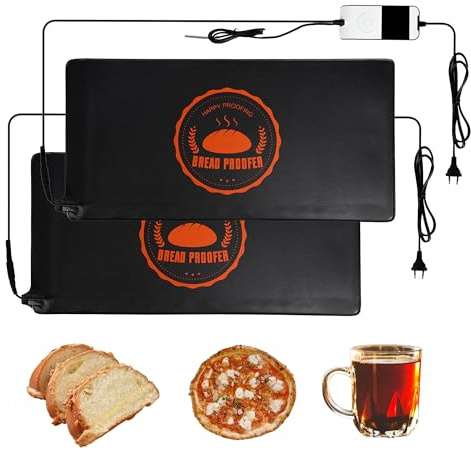 Bourske Brot Gärmatte für Sauerteig mit Thermostat (2er-Set Gärmatte 54x27cm)