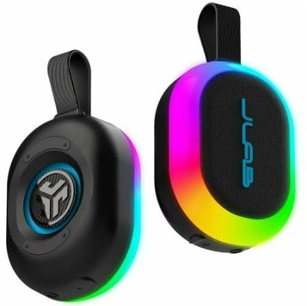 JLab Pop Party Ultra-Portable Bluetooth Speaker Black
