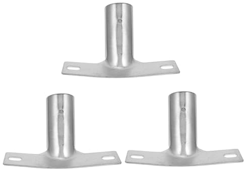 BESTYASH 3pcs Broom Handle Adapter Replacement Secure and Firm Broom Head Connector for Extension Poles Easy to Install Bracket Replacement for Reliable Cleaning