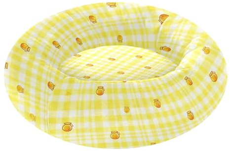 Honey Jar Plaid Pet Dog Beds Warm & Cozy fluffier Cave Bed for Extra Small Size Pets Sleeping