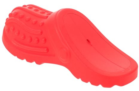 BUGUUYO Silicone Hundtuggleksak Sko Formad med Högljudd Pip Slitstark och Tuggmotståndig Valpleksak för Inomhus och Utomhus Stimulerar Jaktinstinkt och Aktiverar Lekbehov