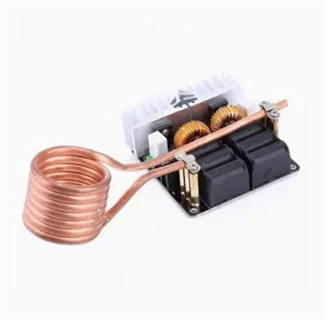 Wärmetauscher 1000 W ZVS Hochfrequenz-Induktionsheizmaschine ohne Hahn, Hochfrequenz-Abschreck-Mittelfrequenzofen DIY