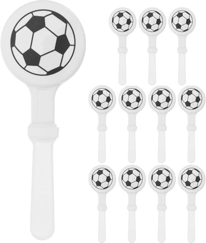 LOPUNER 12 st handklappare formade som fotboll, sportleksaker med jubel, festgåvor för matchdagen 2026, lagfirande, födelsedagsbelöning