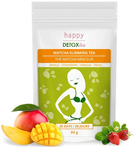 Happy Detox Tea - Matcha Schlankheits-tee - Matcha Slim tee - Detox Tee - 4 Wochen - 84G