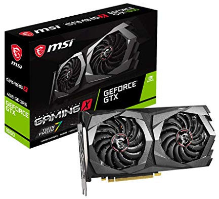 MSI Gaming GeForce GTX 1650 128-Bit HDMI/DP 4GB GDRR6 HDCP Support DirectX 12 Dual Fan VR Ready OC Scheda grafica (GTX 1650 D6 GAMING X)