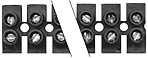 Restagraf - Barette de 12 Dominos Électriques de Connexion Rapide à Vis - Pour Fil Électrique de 1 à 2,5 mm² - Bornes de Raccordement Isolées - Sécurité et Fiable - Réf. 6750 - Sachet de 4
