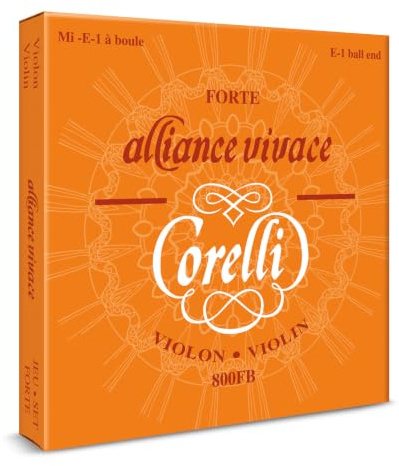 Corelli Saiten Violine Alliance Satz mit Kugel Forte 800FB