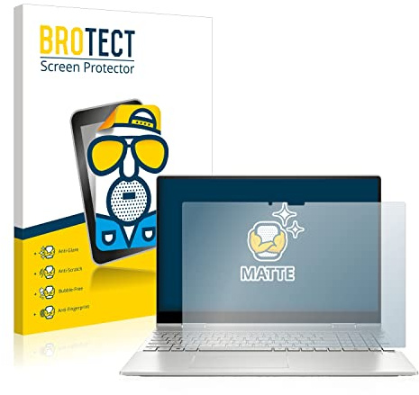 BROTECT Entspiegelungs-Schutzfolie für HP Envy x360 2-in-1 15-ey Matte Displayschutz-Folie, Anti-Reflex, Anti-Fingerprint