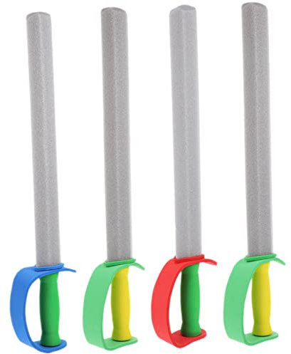 SAFIGLE 4 Stücke So Ob Schaum Riesen Übung Zubehör Schwerter Spielzeug Für Spielzeug Fechten Mädchen Kinder Spielzeug Prinz Stütze Kinder Styropor Party Schäume