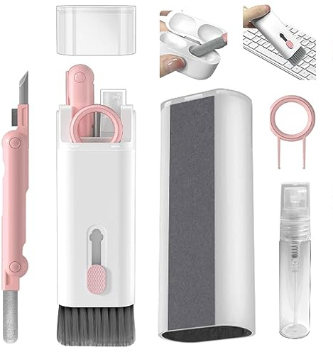 Reinigungsset, Tastatur-Reinigungsbürsten-Set, multifunktionales Tastatur Reinigungsbürsten Set für PC Tablet Kamera Handy und Kopfhörer (7 teiliges Set)