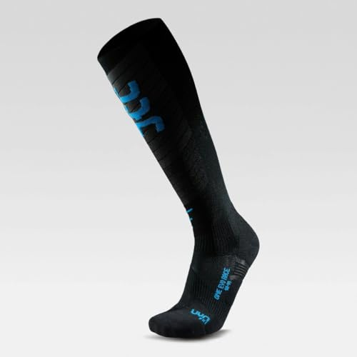 UYN S100324-B032 SKI EVO RACE ONE SOCKS Socks Homme Black/Blue 42/44