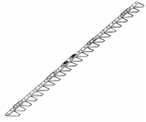 Lama Falciatrice Ama 80 cm per BCS 15 Sezioni Rigate