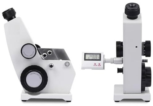 Qiang Monokulares Abbe-Refraktometer,Professionelle Digitale Automatische Optische Laborinstrumente Mit Einstellbarer Schärfe,1,3000–1,7000 Nd Und 0–95% Brix-Messung,0,0002 Genauigkeit