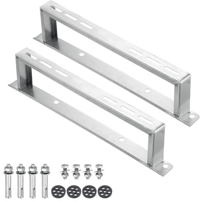 PATIKIL Ground Stand for Mini Split Air Conditioners, Air Conditioner Support Bracket Holder Base for 9000 to 36000 BTU Condenser AC Heat Pump System, 360lbs