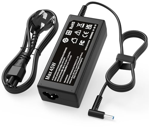 Hp Laptop Ladekabel 45W Ladegerät Netzteil für HP Elitebook 830 840 850 | für Pavilion ProBook 430 440 450 455 470 250 G3 G4 G5 G6 G7, Spectre Envy X360 11 13 15 19.5V 2.31A Notebook Charger