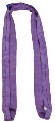 Endlose Schlinge 1T Round Web Sling Hebegurt PES Flexible Gurte Korb/Rigging Bewegen Abschleppen Hebezeug für den Bau Hochfestes Kran-Rigging-Zubehör (2m)
