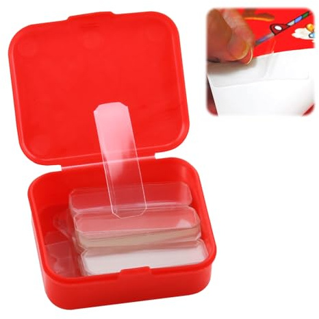 Cinta adhesiva de doble cara, extrafuerte, extraíble, nano, 180 unidades, cinta adhesiva de doble cara, transparente, extraíble, reutilizable, para colgar fotos, carteles, alfombras, fotos (3 cajas)