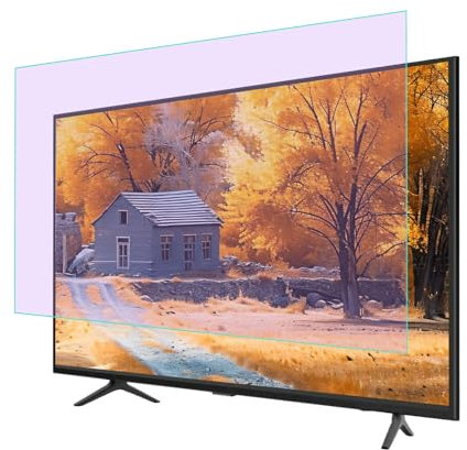 AIZYR Anti Blue Light Anti Glare Screen Protector, Matte Anti Scratch Film for Straight Curved Monitor Filter Out Blue Light Removable TV Filter Film,37in 819 * 460mm