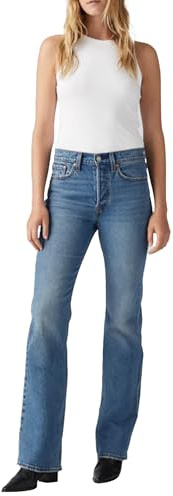 Levi's Wedgie Boot Jeans Fair Point Psk, 30 W/32 L pour Femme, Fair Point Psk, 30W x 32L