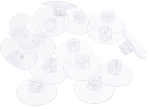 Vaguelly 20pcs Window Suction Pads Cord Holders with PVC Material, Compact Design Prevents Tripping, for Organizing Wires and String Light Cord in Home Storage and Utility Hooks
