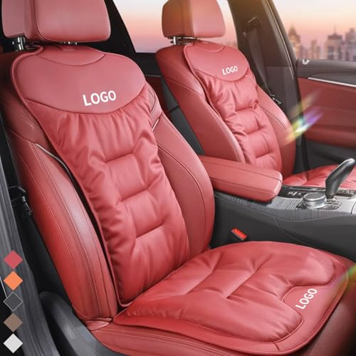 Coprisedile per auto personalizzato con logo, cuscino per schienale in pelle traspirante 3D Air Mesh traspirante, imbottitura in morbido cotone PP, cuscino antiscivolo universale per berlina, camion