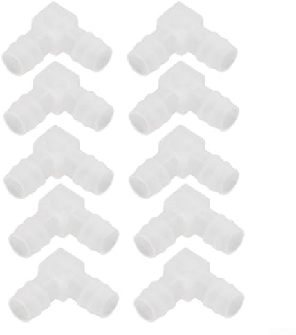 Tuyau d'arrosage coudé à 90 degrés, adaptateur en forme de L de 12 mm, matériau PP pour pompes et raccords de tuyaux en silicone