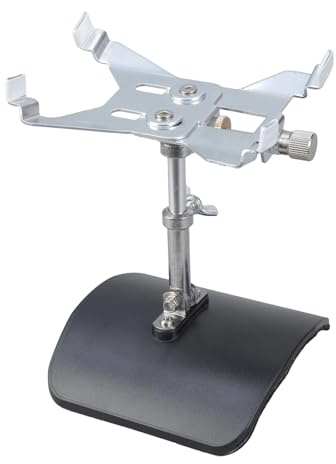 Elegante Silberklemme Gitarrenunterstützung Mit Nicht Schlauer Schwarzer Basis Metall Konstruktion Gitarrenzubehör Perfekt Für Musiker Holder