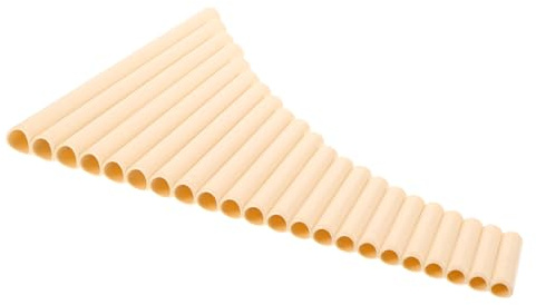BAZEITFLOW Woodwind Instrument Lightweight Plastic Traditional Pan Flute 22 Pipes with Pure Tones and Elegant Appearance for Folk Music and Stage Performances