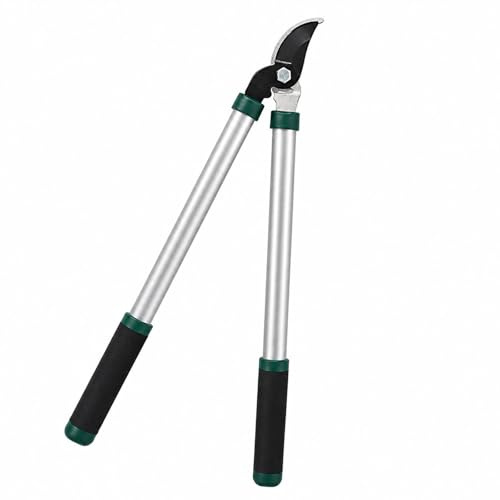 GOOGO Troncarami Telescopico con ammortizzatore, Tagliarami Telescopico con Lame in Acciaio al Carbonio SK5 e Rivestimento in Teflon, Impugnature Antiscivolo, Troncarami per Potatura di Rami Spessi