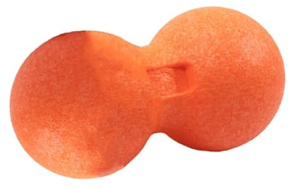 SMASOLO Pallina da Massaggio Doppia Arachidi Fitness in Epp Arancione, Strumento per Massaggi Tessuti Profondi, Mobility Ball per Alleviare Tensione Muscolare e Rilassamento Corpo, Adatta