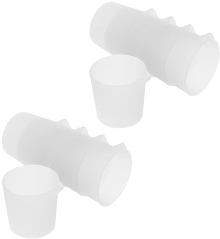 WEKAMOS Set da 10 Misurini in Silicone per Resina Epossidica da 30 Ml Scala Precisa Brocche Riutilizzabili per Miscelazione e Versamento Strumenti per Fai da Te e Applicazioni Mediche